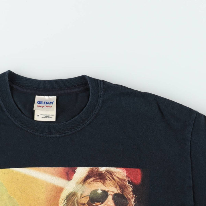 Gildan Bon Jovi Band T-shirt (Men's size M) cotton black type Vintage Second Hand