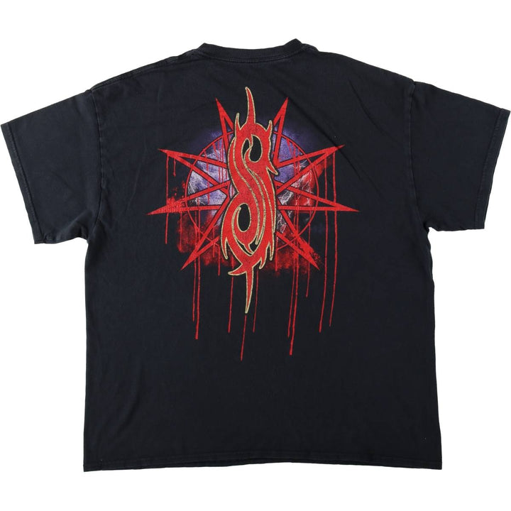 Slipknot Band T-shirt, Band T, Men's XL size cotton black type Vintage Second Hand