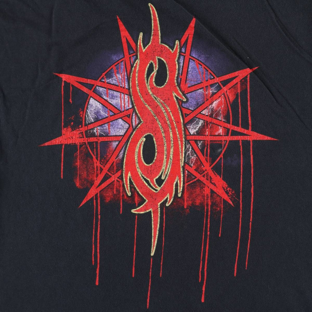 Slipknot Band T-shirt, Band T, Men's XL size cotton black type Vintage Second Hand