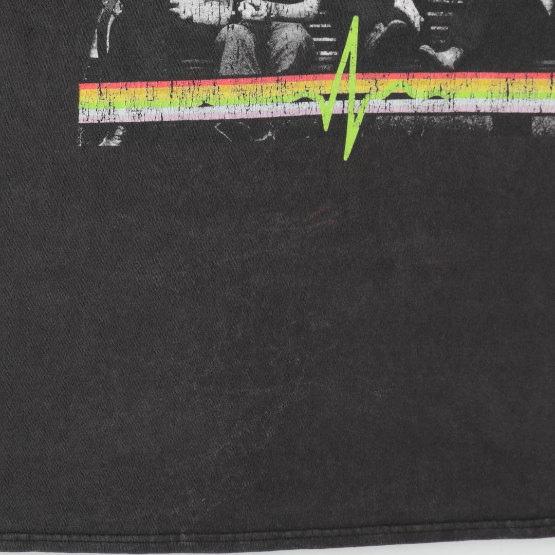 PINK FLOYD Pink Floyd Band T-shirt Band T Men's L size unclear black type Vintage Second Hand