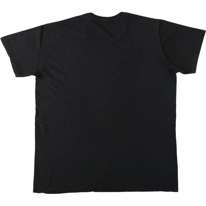 THE BEATLES Band T-shirt, Men's L size cotton black type Vintage Second Hand