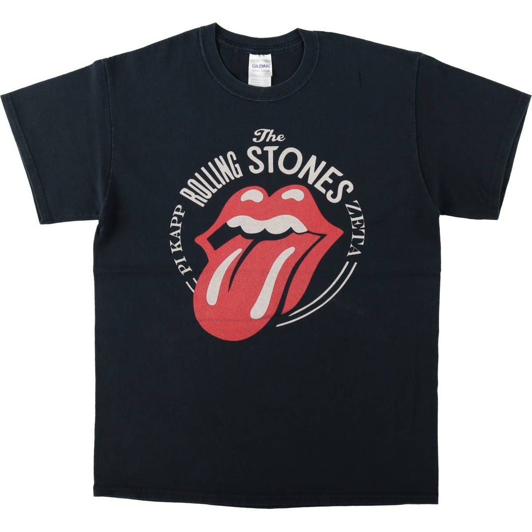 Gildan The Rolling Stones Band T-shirt (Men's size M) cotton black type Vintage Second Hand