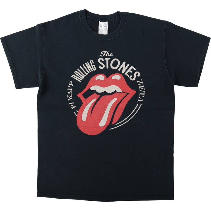 Gildan The Rolling Stones Band T-shirt (Men's size M) cotton black type Vintage Second Hand