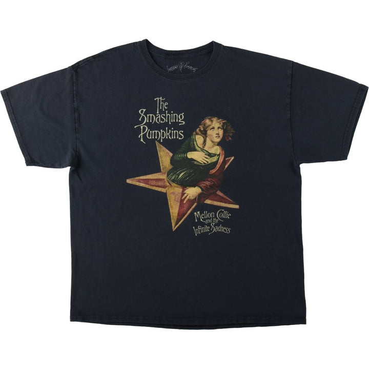 THE SMASHING PUMPKINS Smashing Pumpkins Band T-shirt Band T Men's XL equivalent cotton black type Vintage Second Hand
