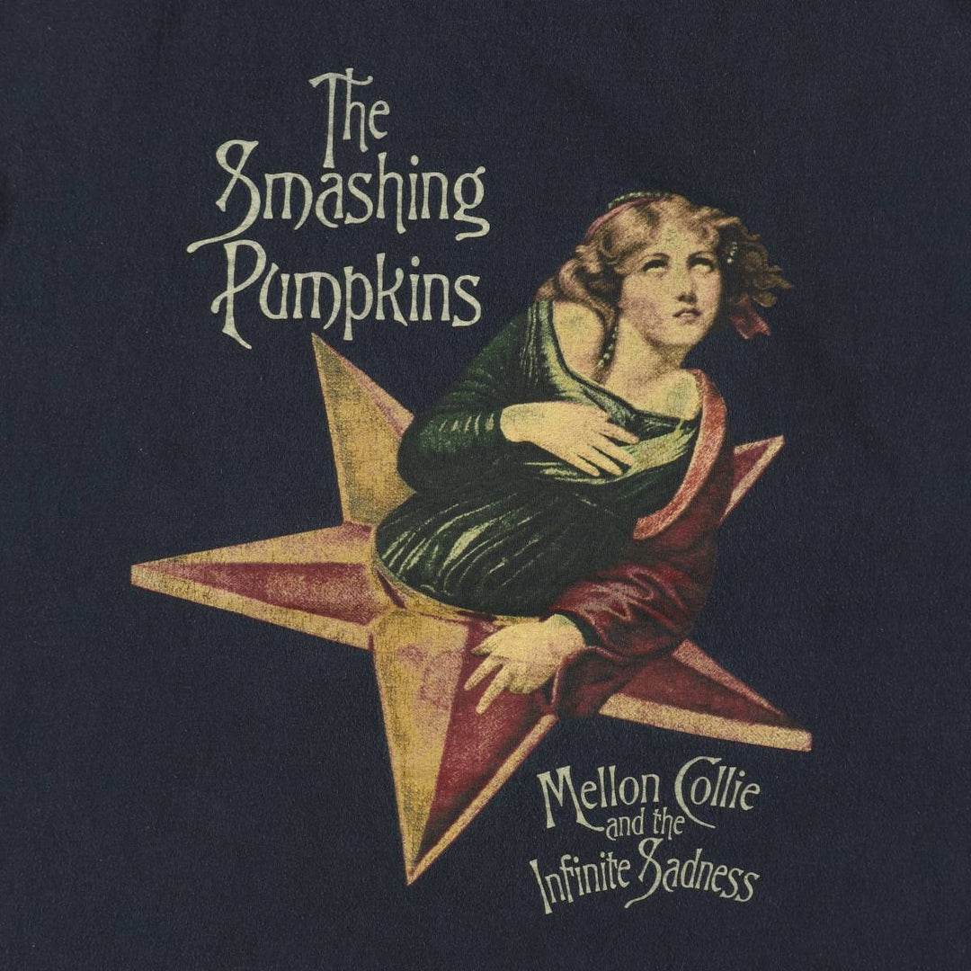THE SMASHING PUMPKINS Smashing Pumpkins Band T-shirt Band T Men's XL equivalent cotton black type Vintage Second Hand