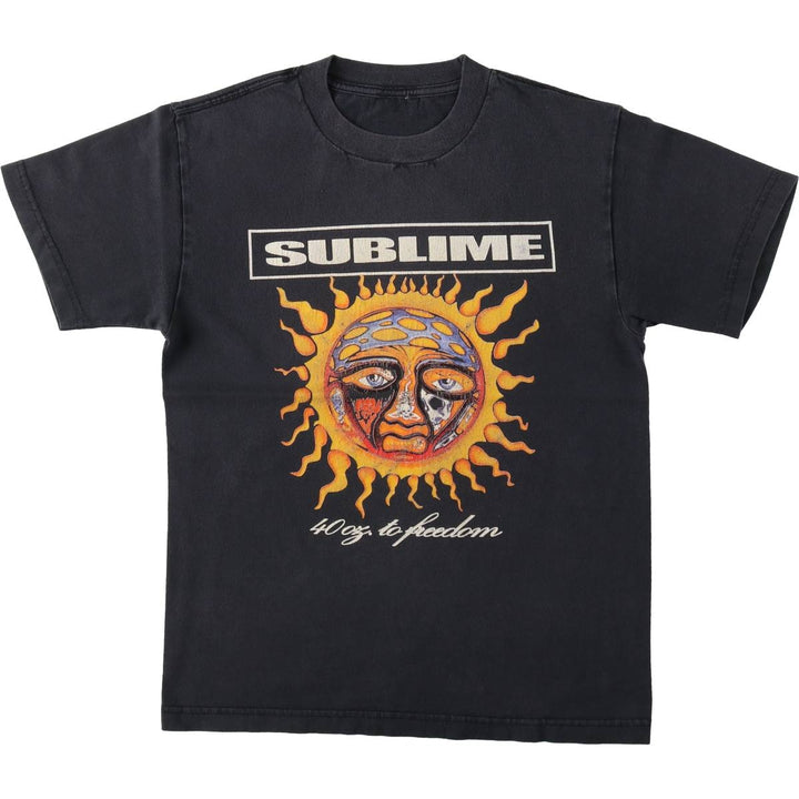 SUBLIME Band T-shirt, Men's XL size unclear black type Vintage Second Hand