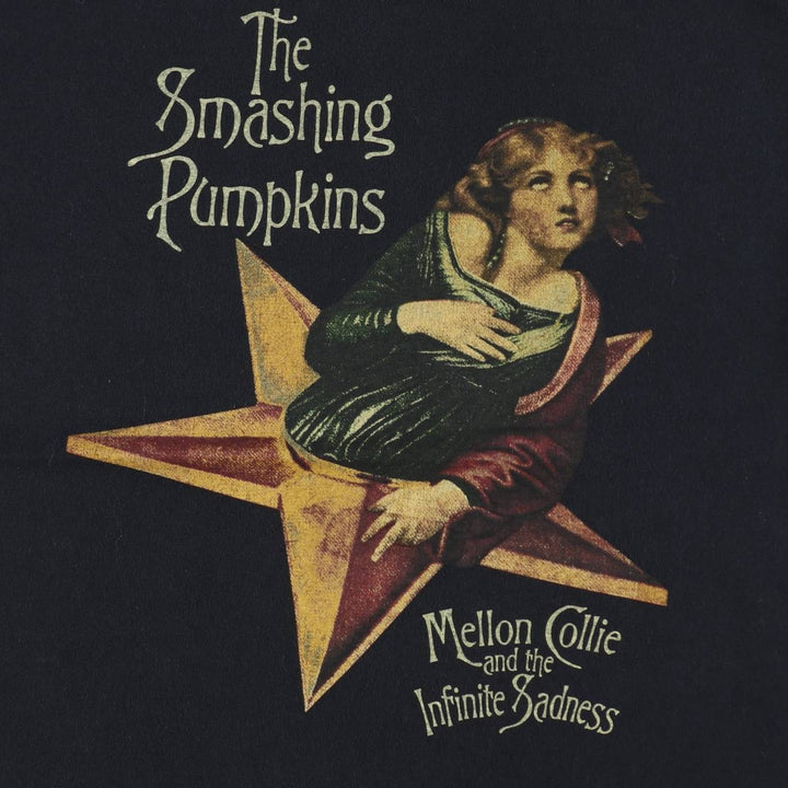 THE SMASHING PUMPKINS Smashing Pumpkins Band T-shirt Band T Men's M equivalent cotton black type Vintage Second Hand