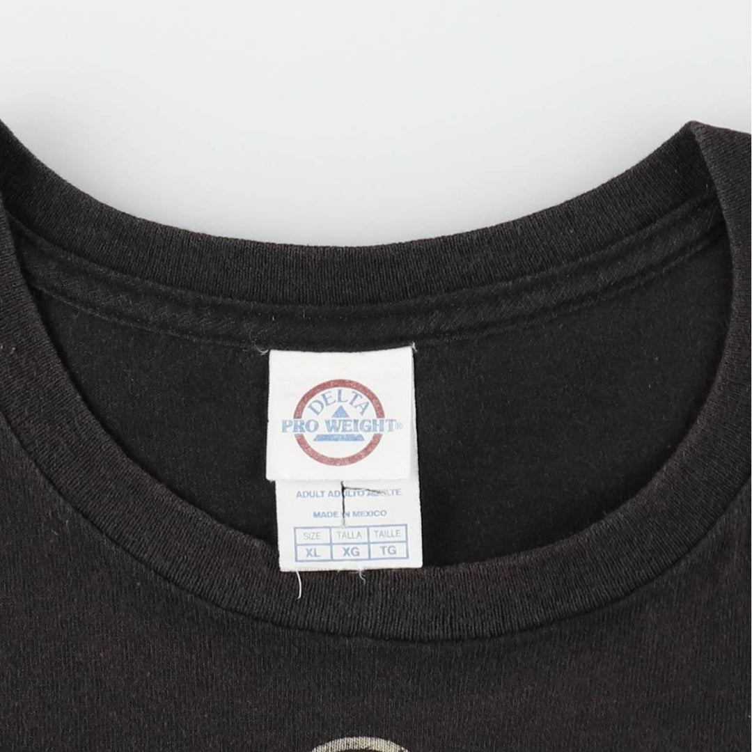 DELTA NIRVANA Band T-Shirt (Men's XL equivalent) cotton black type Vintage Second Hand