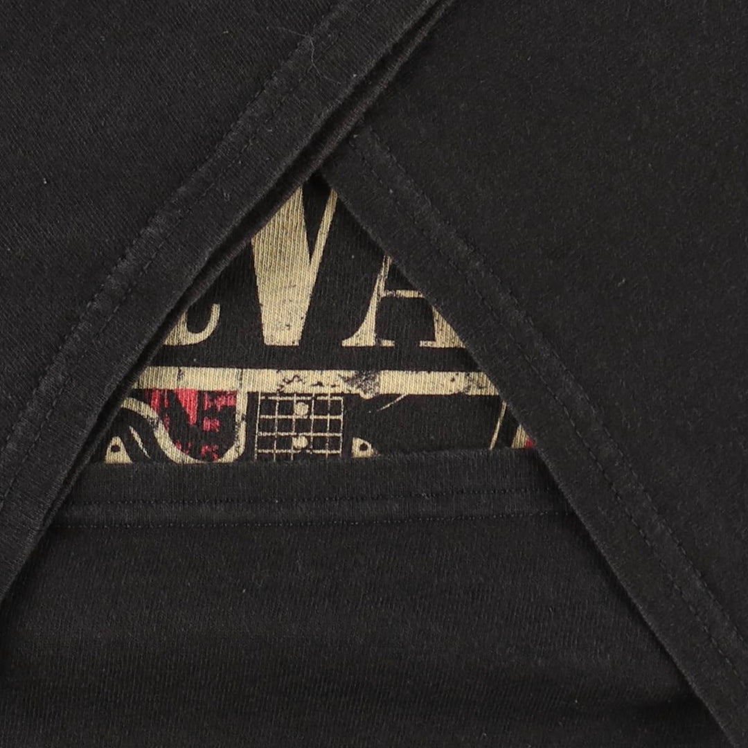 DELTA NIRVANA Band T-Shirt (Men's XL equivalent) cotton black type Vintage Second Hand