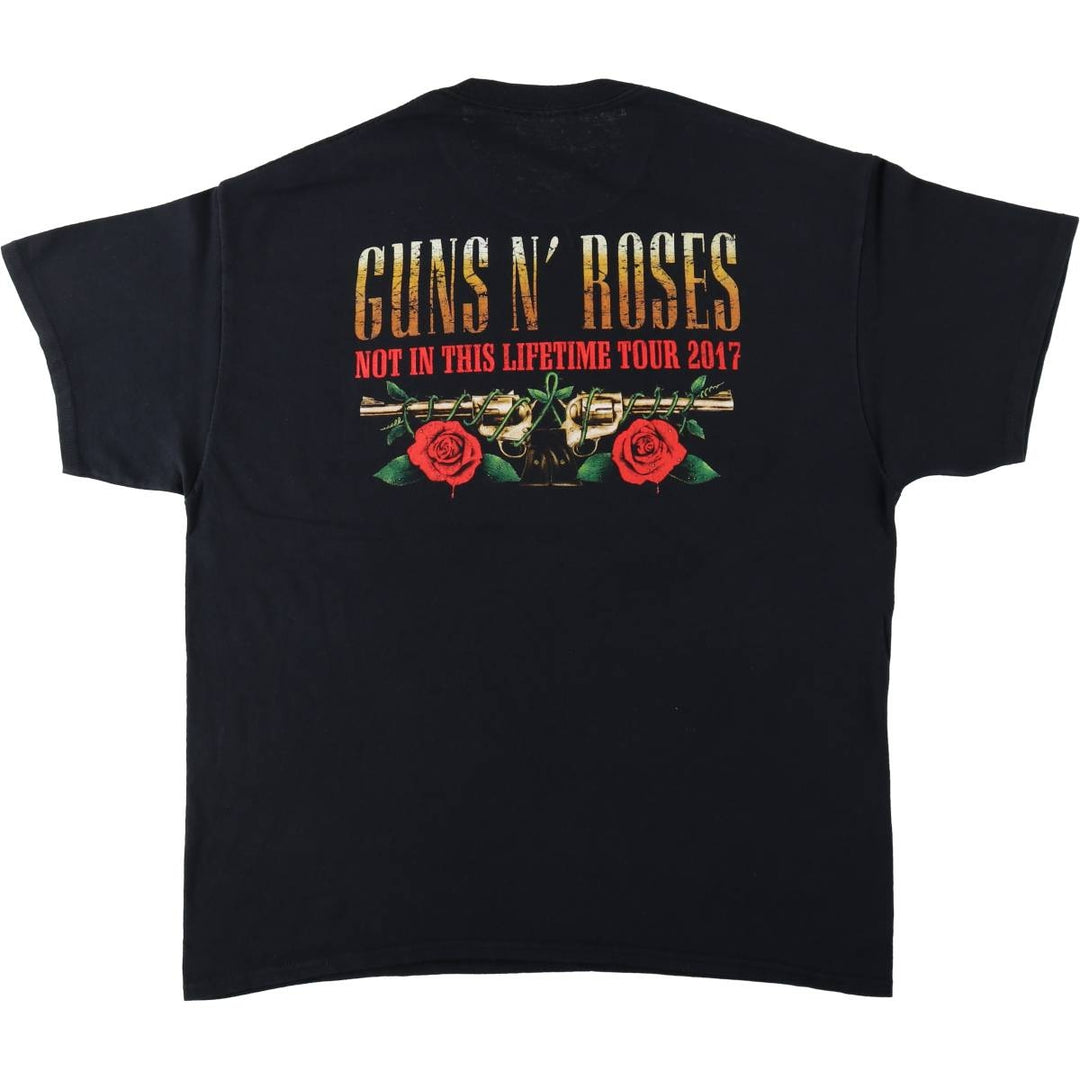 Guns N' Roses Band T-shirt, Band T, Men's XL size unclear black type Vintage Second Hand