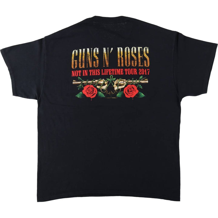 Guns N' Roses Band T-shirt, Band T, Men's XL size unclear black type Vintage Second Hand