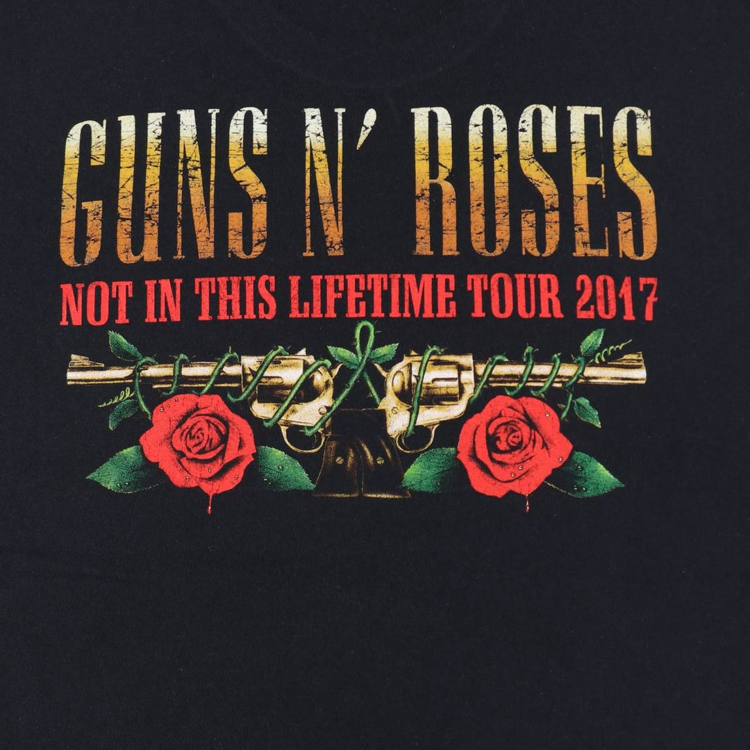 Guns N' Roses Band T-shirt, Band T, Men's XL size unclear black type Vintage Second Hand