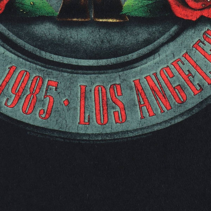 Guns N' Roses Band T-shirt, Band T, Men's XL size unclear black type Vintage Second Hand