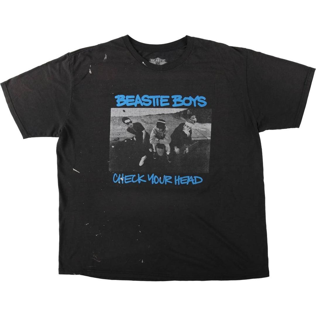 BEASTIE BOYS Rap T-Shirt (Men's XL equivalent) cotton black type Vintage Second Hand