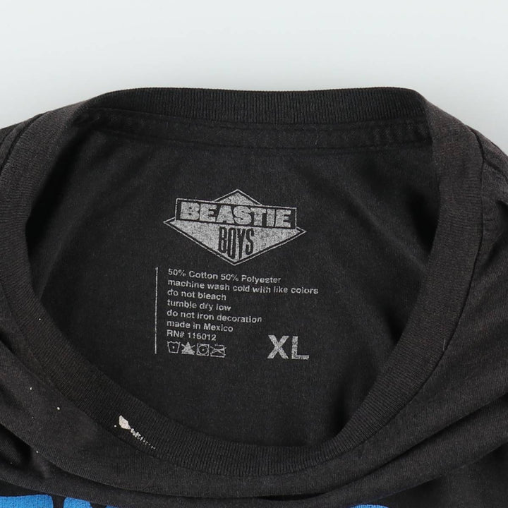 BEASTIE BOYS Rap T-Shirt (Men's XL equivalent) cotton black type Vintage Second Hand
