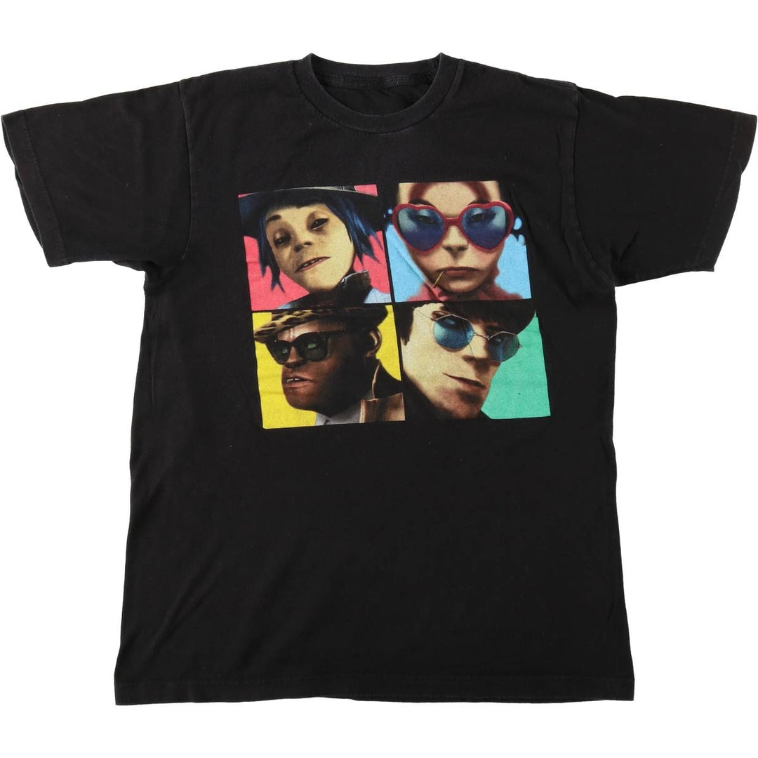GORILLAZ Gorillaz Band T-shirt Band T Men's S size unclear black type Vintage Second Hand