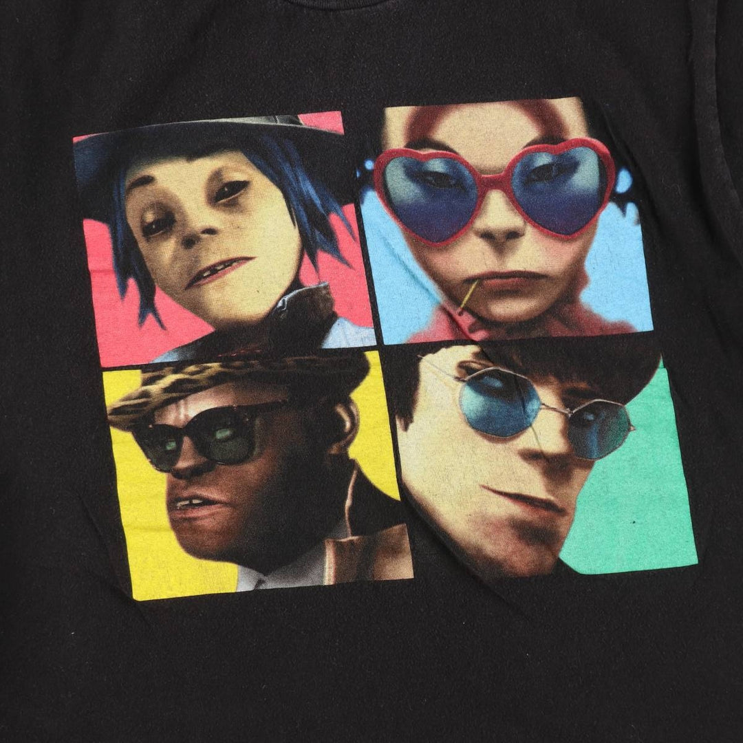 GORILLAZ Gorillaz Band T-shirt Band T Men's S size unclear black type Vintage Second Hand