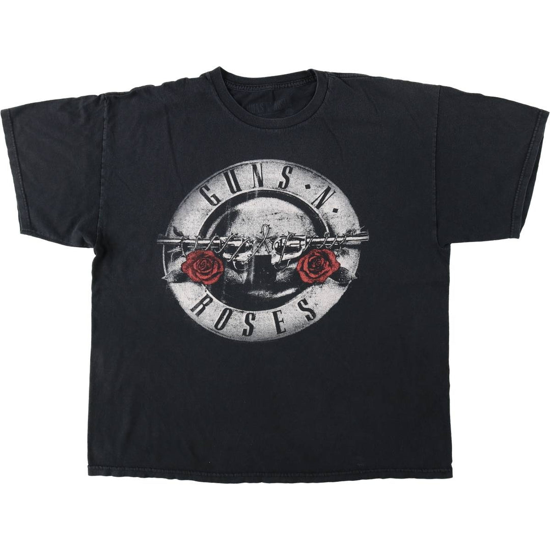 Guns N' Roses band t-shirt, size XXL (equivalent to men's XXL). cotton black type Vintage Second Hand