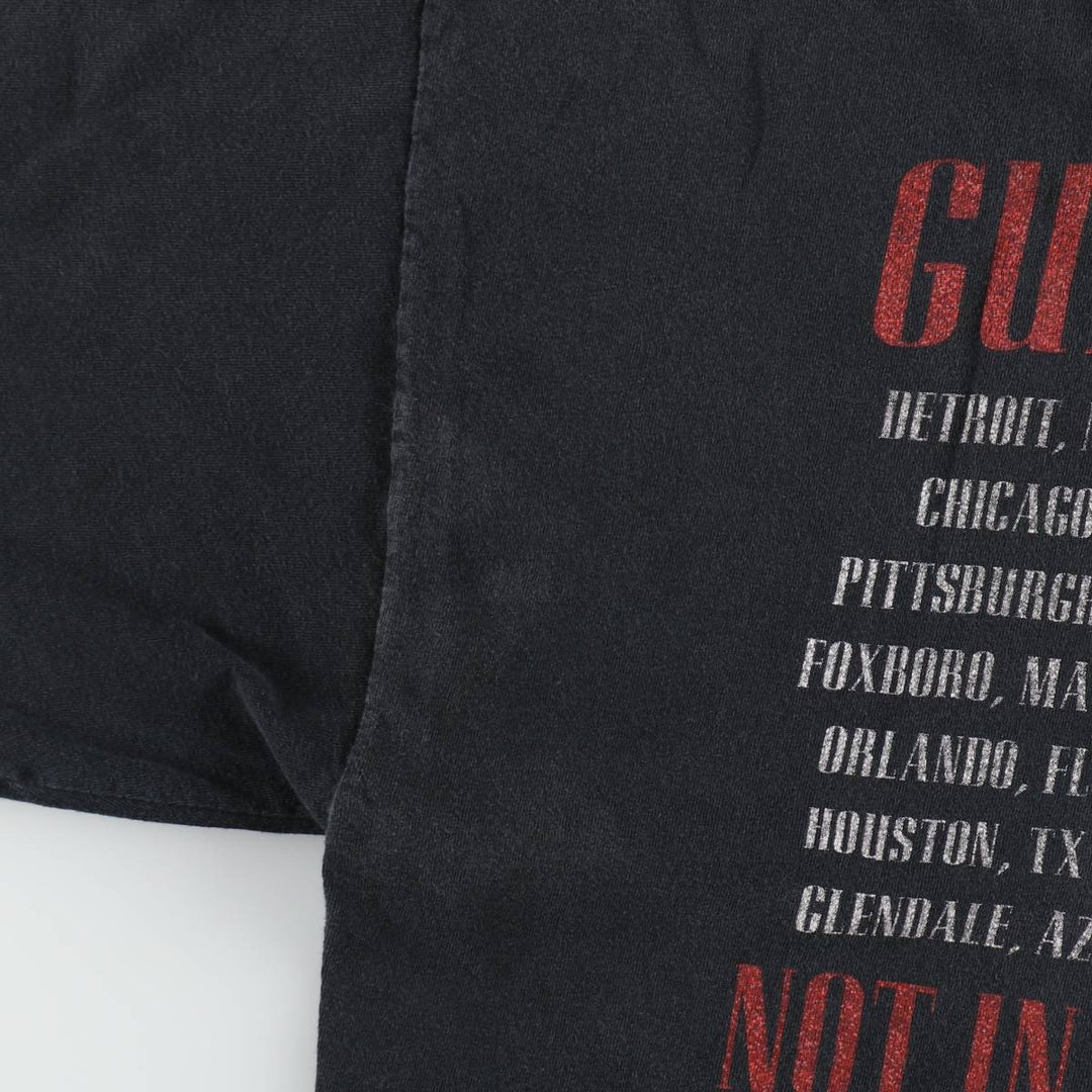 Guns N' Roses band t-shirt, size XXL (equivalent to men's XXL). cotton black type Vintage Second Hand