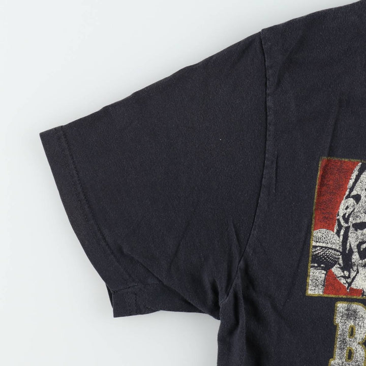 THE BEATLES Band T-shirt, Men's M size cotton black type Vintage Second Hand
