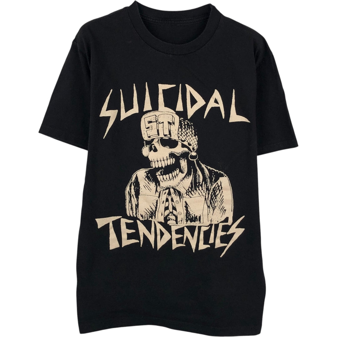 SUICIDAL TENDENCIES Band T-shirt (Men's XL equivalent) unclear black type Vintage Second Hand