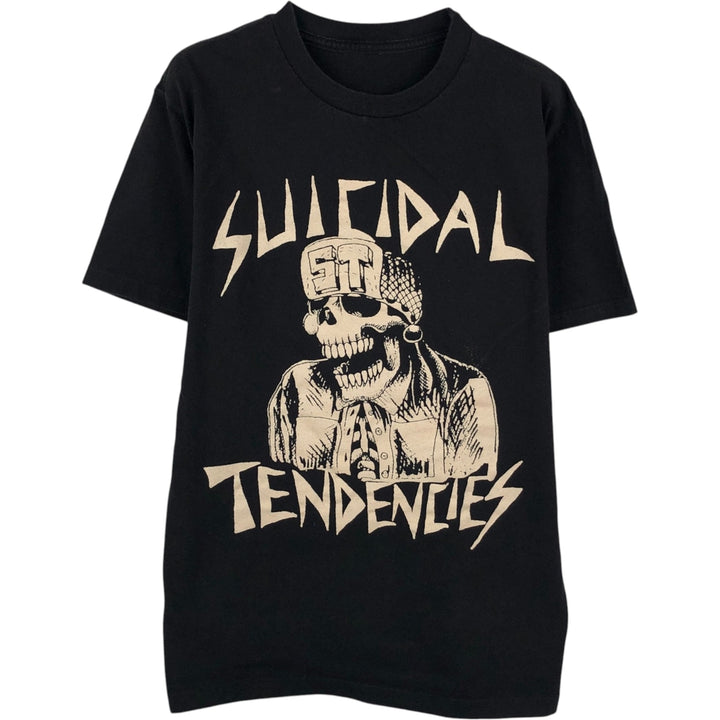 SUICIDAL TENDENCIES Band T-shirt (Men's XL equivalent) unclear black type Vintage Second Hand
