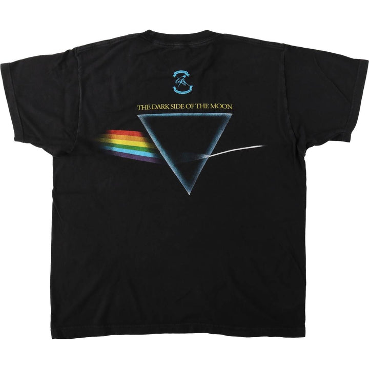PINK FLOYD Pink Floyd Band T-shirt Band T Men's L size cotton black type Vintage Second Hand