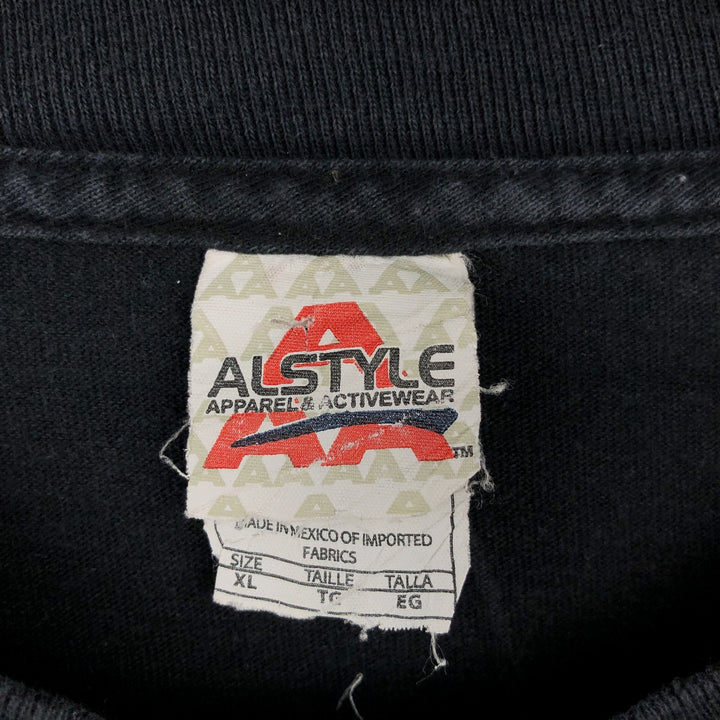 ALSTYLE Led Zeppelin Band T-Shirt (Men's XL equivalent) cotton black type Vintage Second Hand