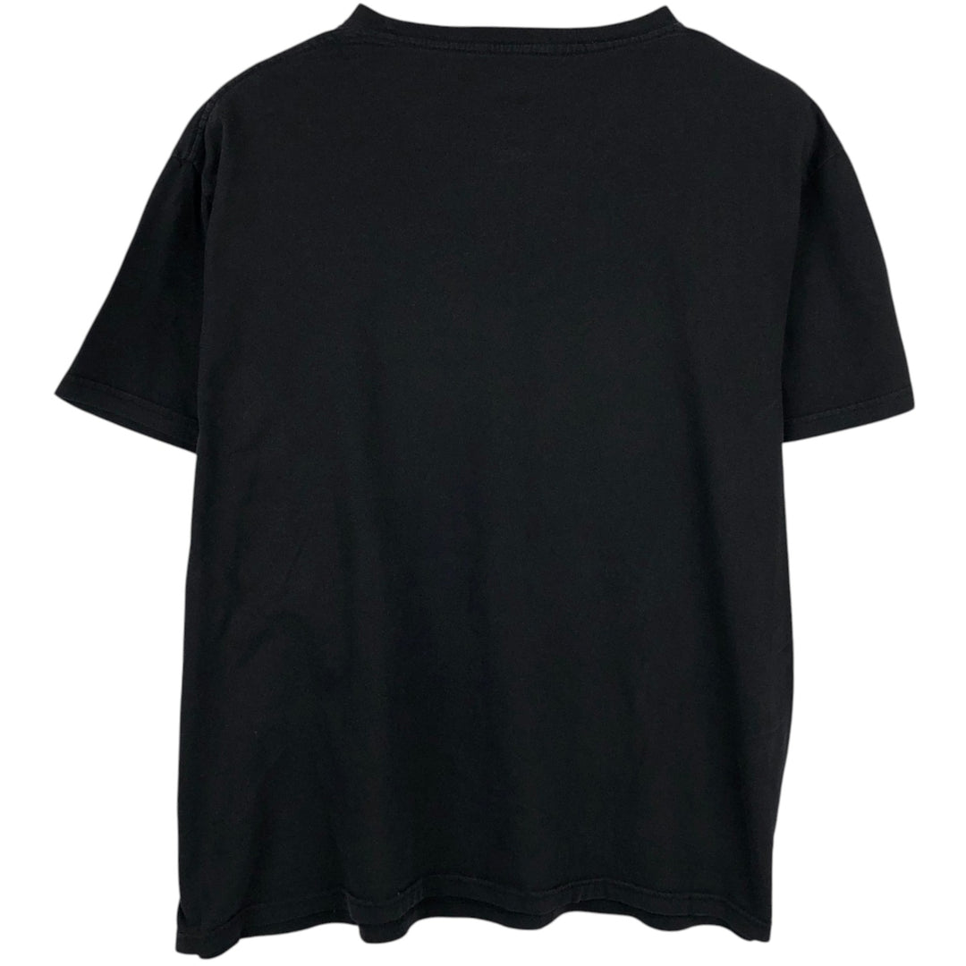 METALLICA Metallica Band T-shirt Band T Men's L size cotton black type Vintage Second Hand