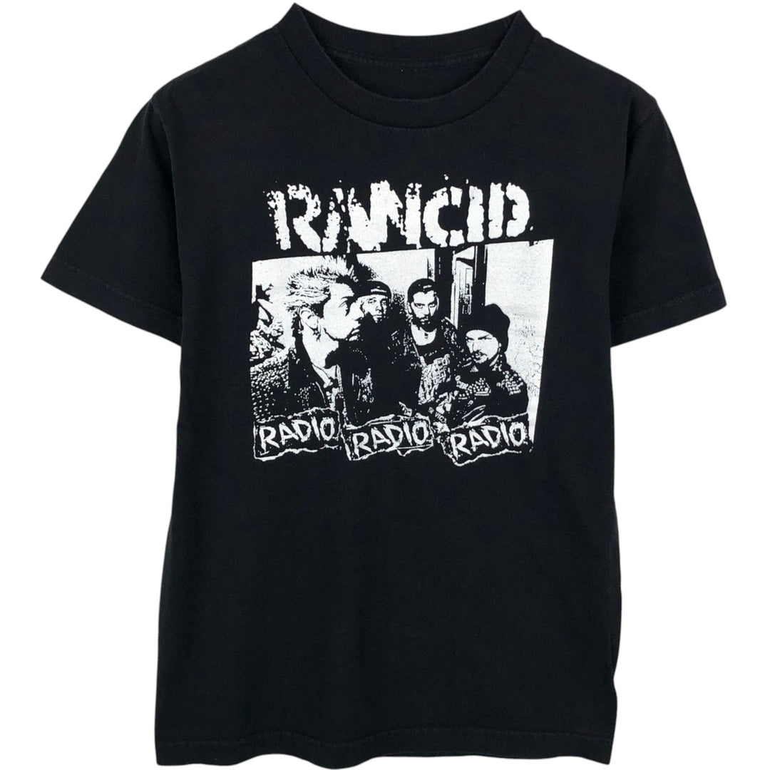 RANCID band t-shirt, men's size XL equivalent. unclear black type Vintage Second Hand