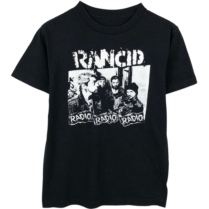 RANCID band t-shirt, men's size XL equivalent. unclear black type Vintage Second Hand