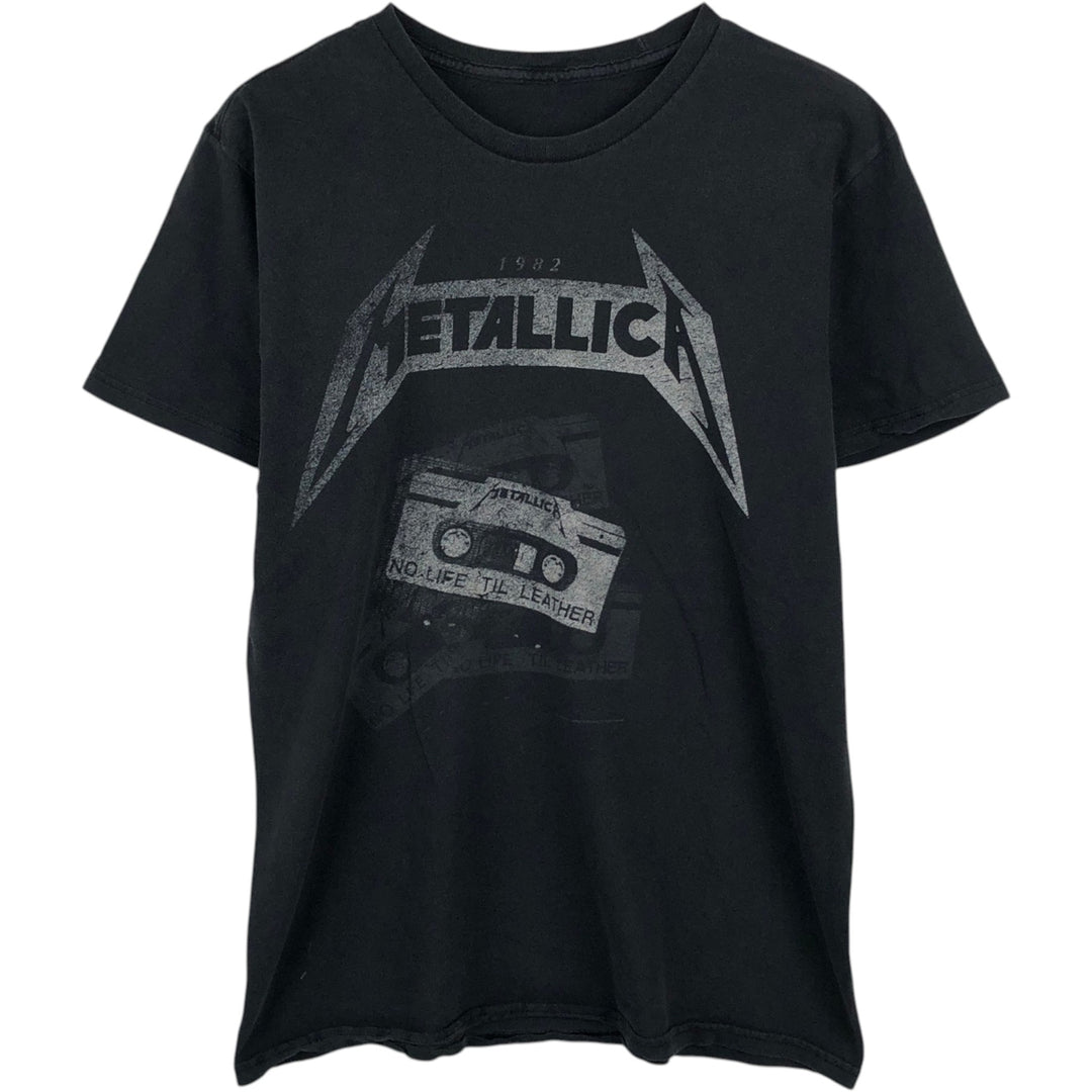 METALLICA Metallica Band T-shirt Band T Men's XL size unclear black type Vintage Second Hand