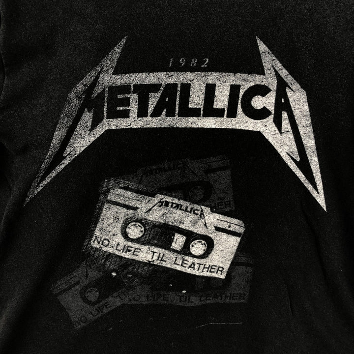 METALLICA Metallica Band T-shirt Band T Men's XL size unclear black type Vintage Second Hand