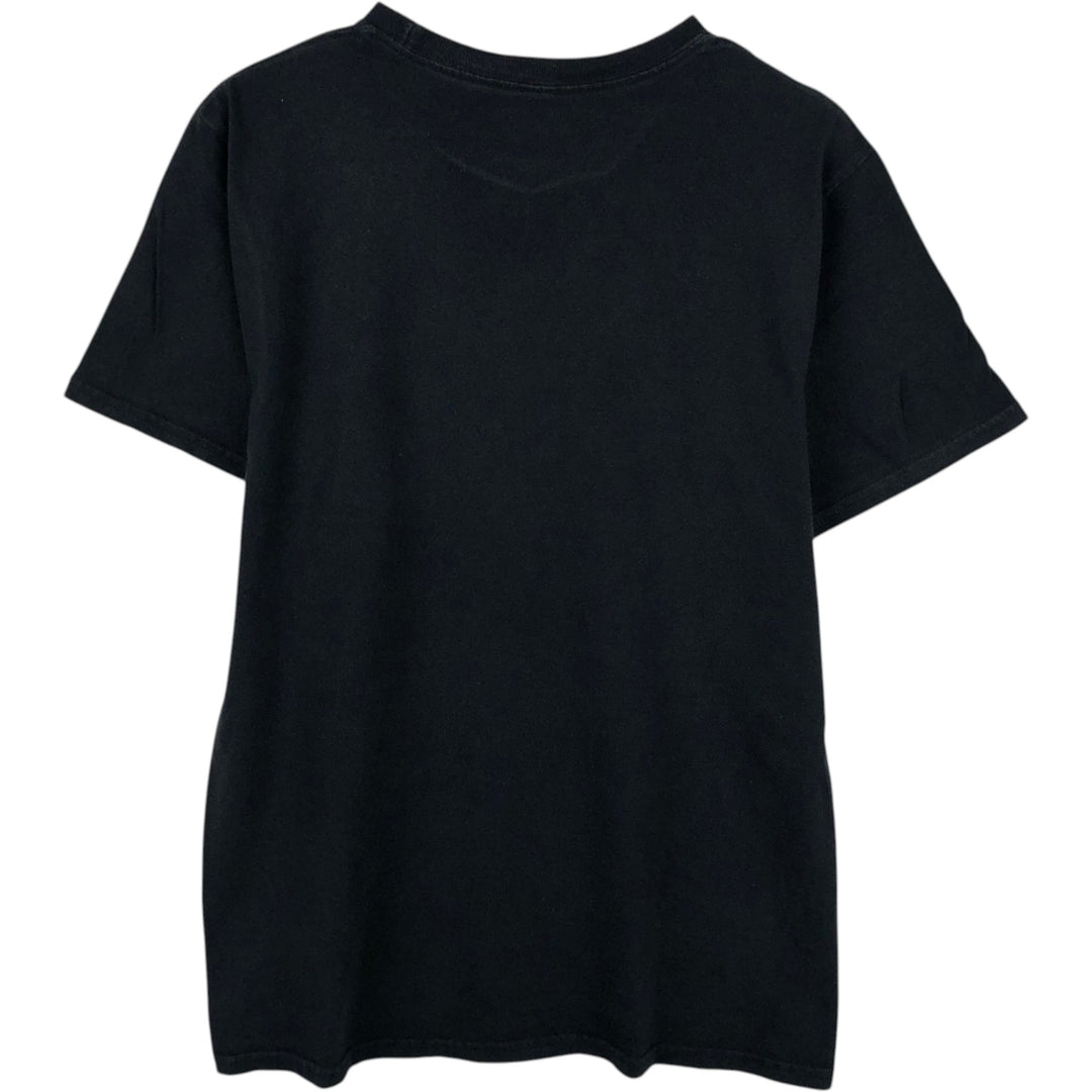 THE BEATLES Band T-shirt, Men's M size cotton black type Vintage Second Hand
