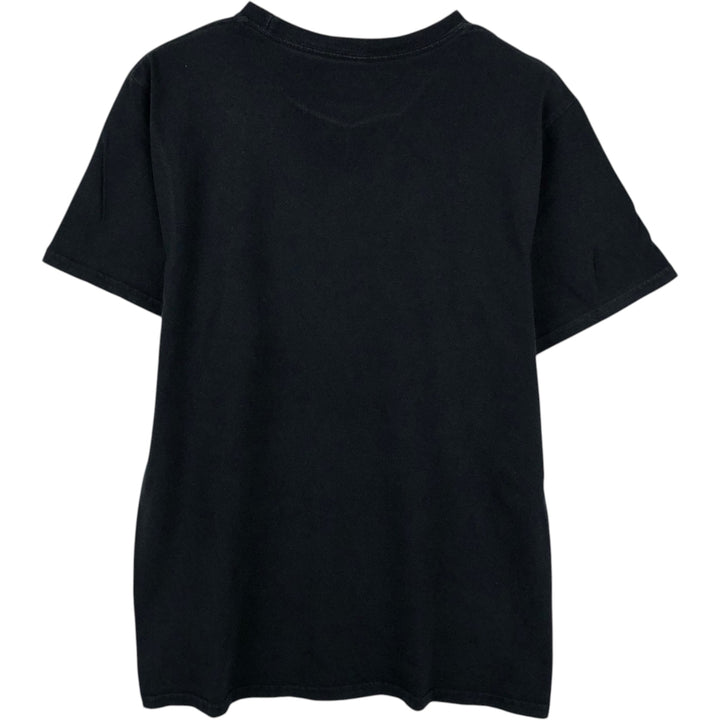 THE BEATLES Band T-shirt, Men's M size cotton black type Vintage Second Hand