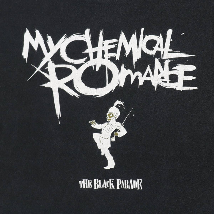 MY CHEMICAL ROMANCE My Chemical Romance Band T-shirt Band T Men's L size cotton black type Vintage Second Hand