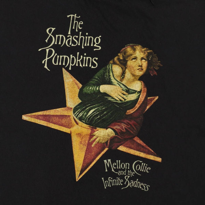 THE SMASHING PUMPKINS Smashing Pumpkins Band T-shirt Band T Men's XL equivalent cotton black type Vintage Second Hand