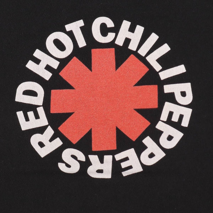 RED HOT CHILI PEPPERS Red Hot Chili Peppers Band T-shirt Band T Men's XL equivalent unclear black type Vintage Second Hand