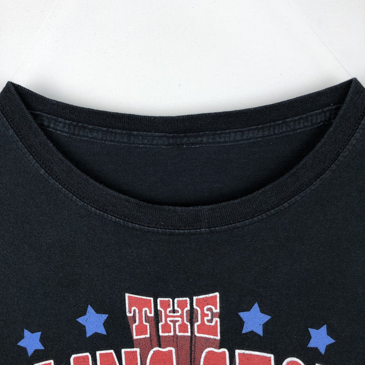The Rolling Stones Band T-shirt, Band T, Men's L size unclear black type Vintage Second Hand
