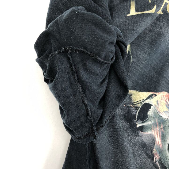 Gildan Heavy Cotton Eagles Band T-Shirt (Men's XL equivalent) cotton black type Vintage Second Hand