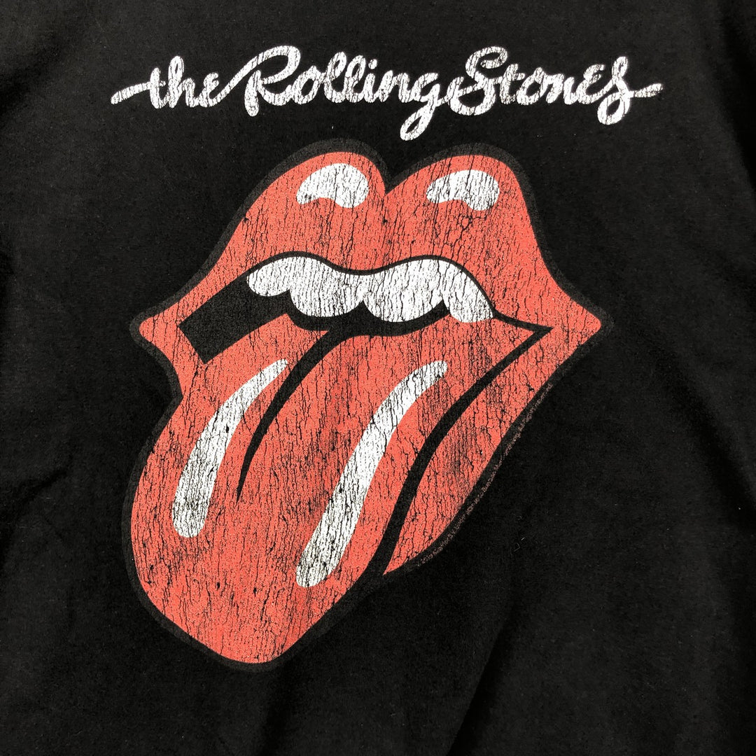 PORT&COMPANY The Rolling Stones Band T-shirt (Men's size L equivalent) cotton black type Vintage Second Hand