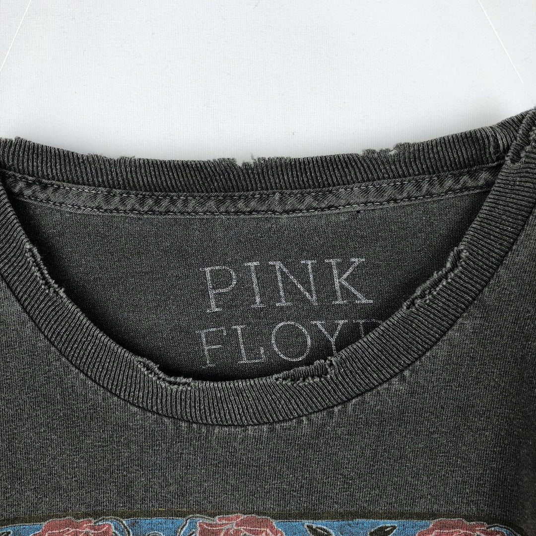 PINK FLOYD Pink Floyd Band T-shirt Band T Men's XL size cotton gray type Vintage Second Hand