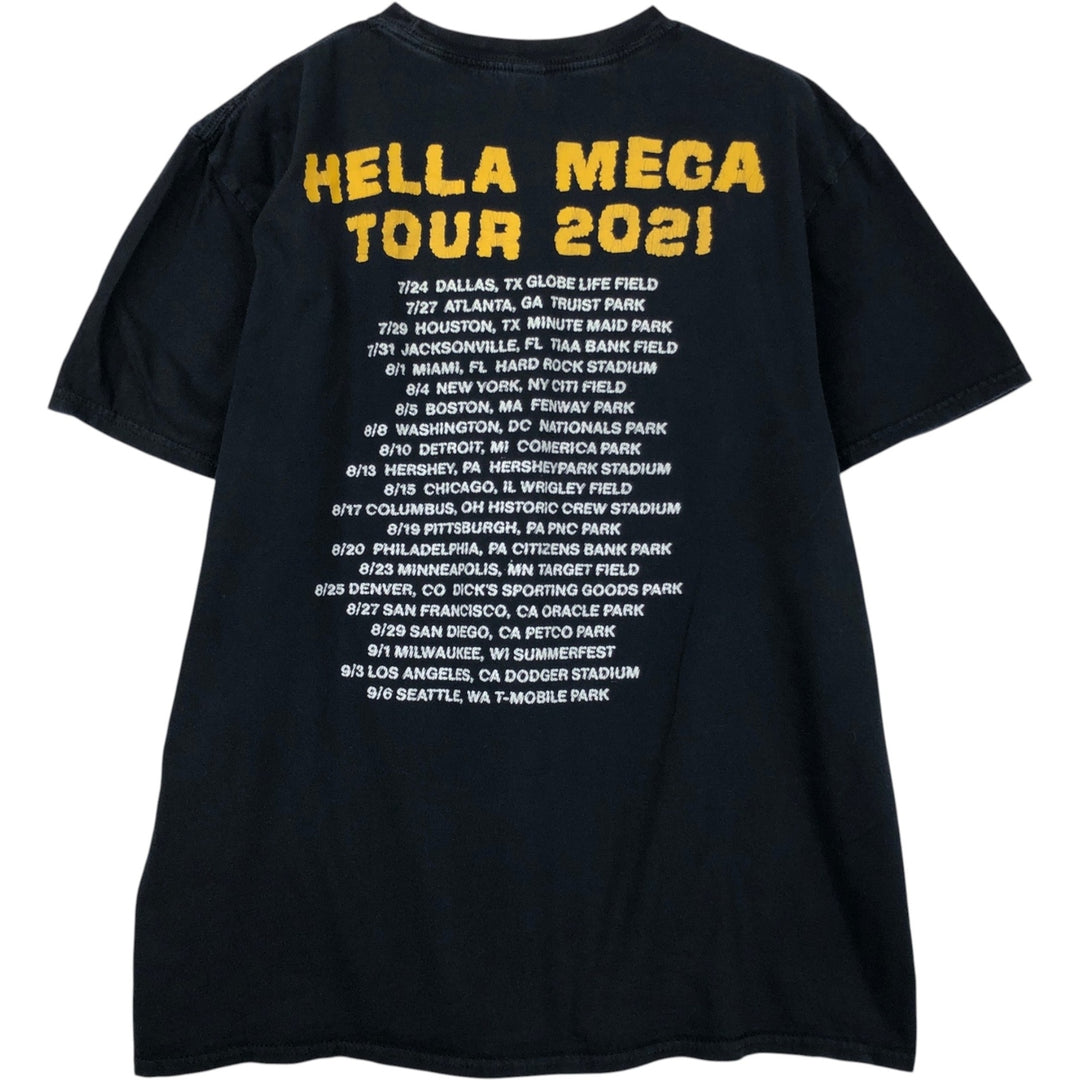 GREEN DAY Green Day Band T-shirt Band T Men's M size unclear black type Vintage Second Hand