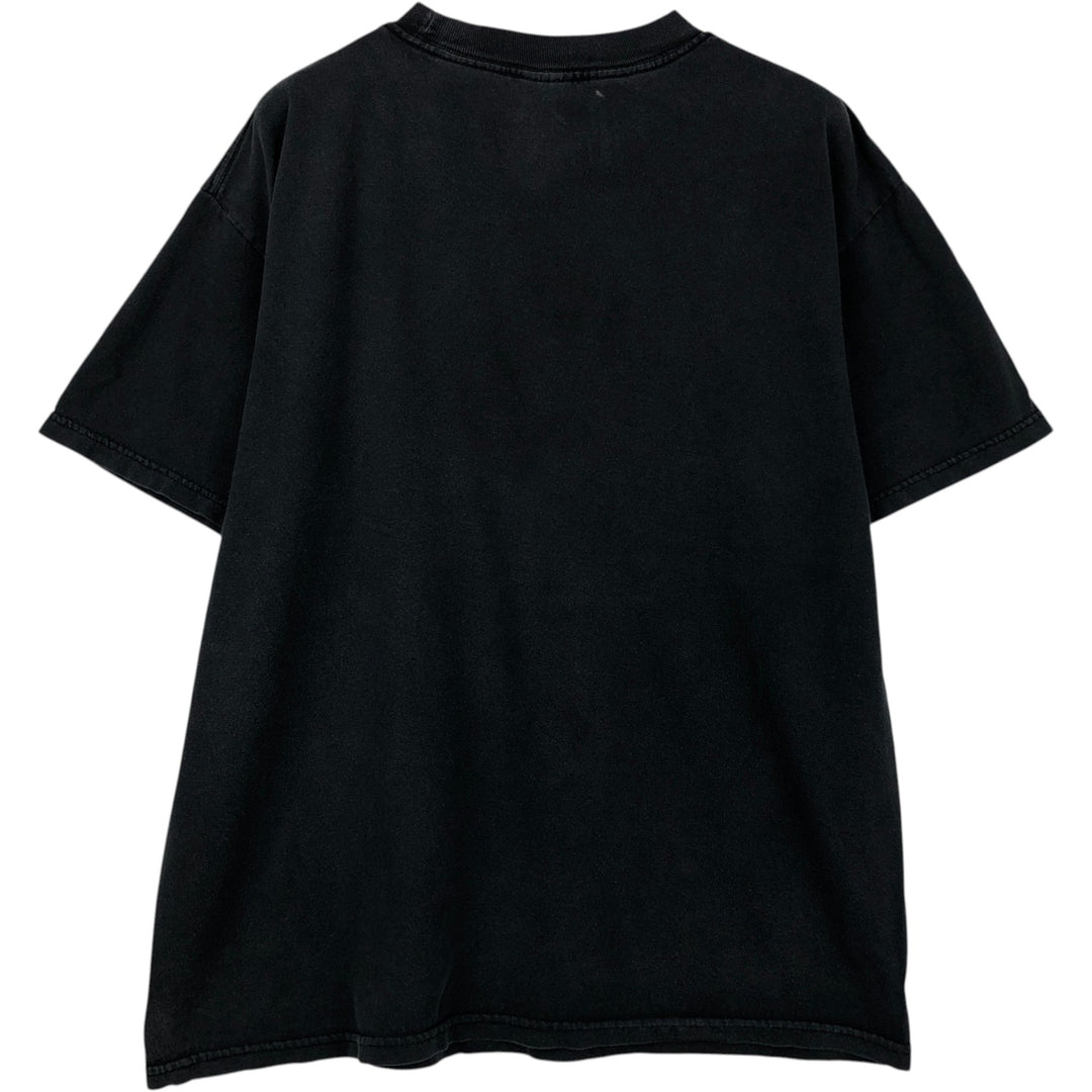 AL STYLE SUICIDAL TENDENCIES Skull Pattern Band T-Shirt (Men's Size L) cotton Charcoal Vintage Second Hand