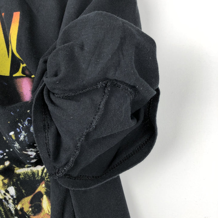 NIRVANA Nirvana Band T-shirt, Band T, Men's L size cotton black type Vintage Second Hand
