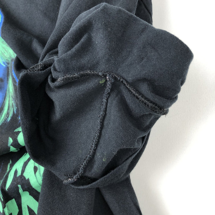 BILLIE EILISH Billie Eilish Band T-shirt Band T Men's S size cotton black type Vintage Second Hand