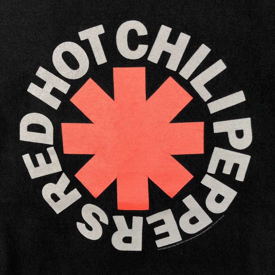 RED HOT CHILI PEPPERS Red Hot Chili Peppers Band T-shirt Band T Men's M size unclear black type Vintage Second Hand
