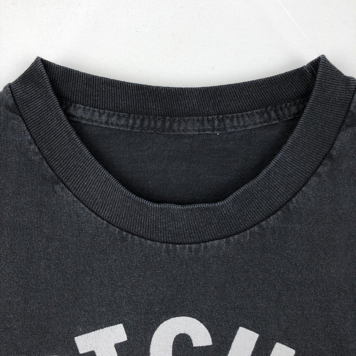 RED HOT CHILI PEPPERS Red Hot Chili Peppers Band T-shirt Band T Men's M size unclear black type Vintage Second Hand