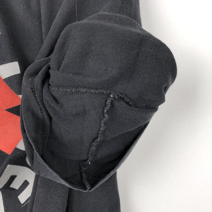 RED HOT CHILI PEPPERS Red Hot Chili Peppers Band T-shirt Band T Men's M size unclear black type Vintage Second Hand