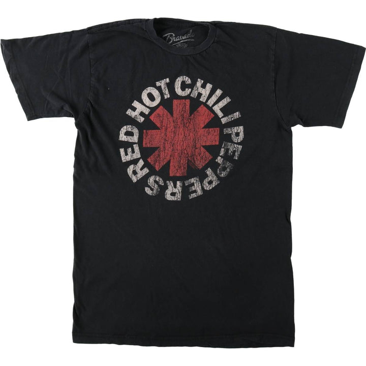 BRAVADO RED HOT CHILI PEPPERS Red Hot Chili Peppers Band T-Shirt Band Tee Men's XL cotton black type Vintage Second Hand